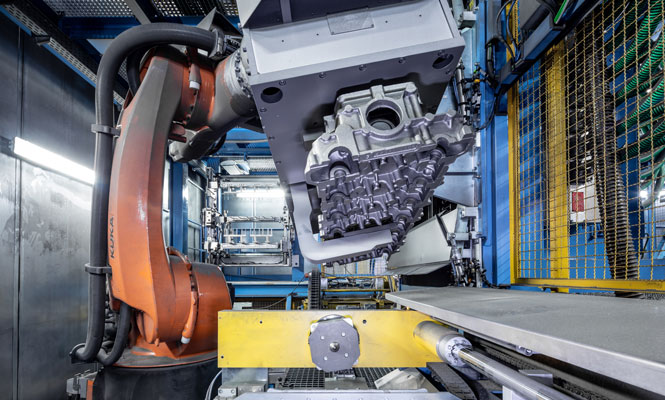 Wheelabrator IDS machine for complex internal blasting