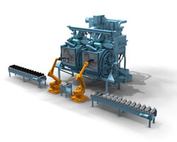 Wheelabrator DV-4 Machine