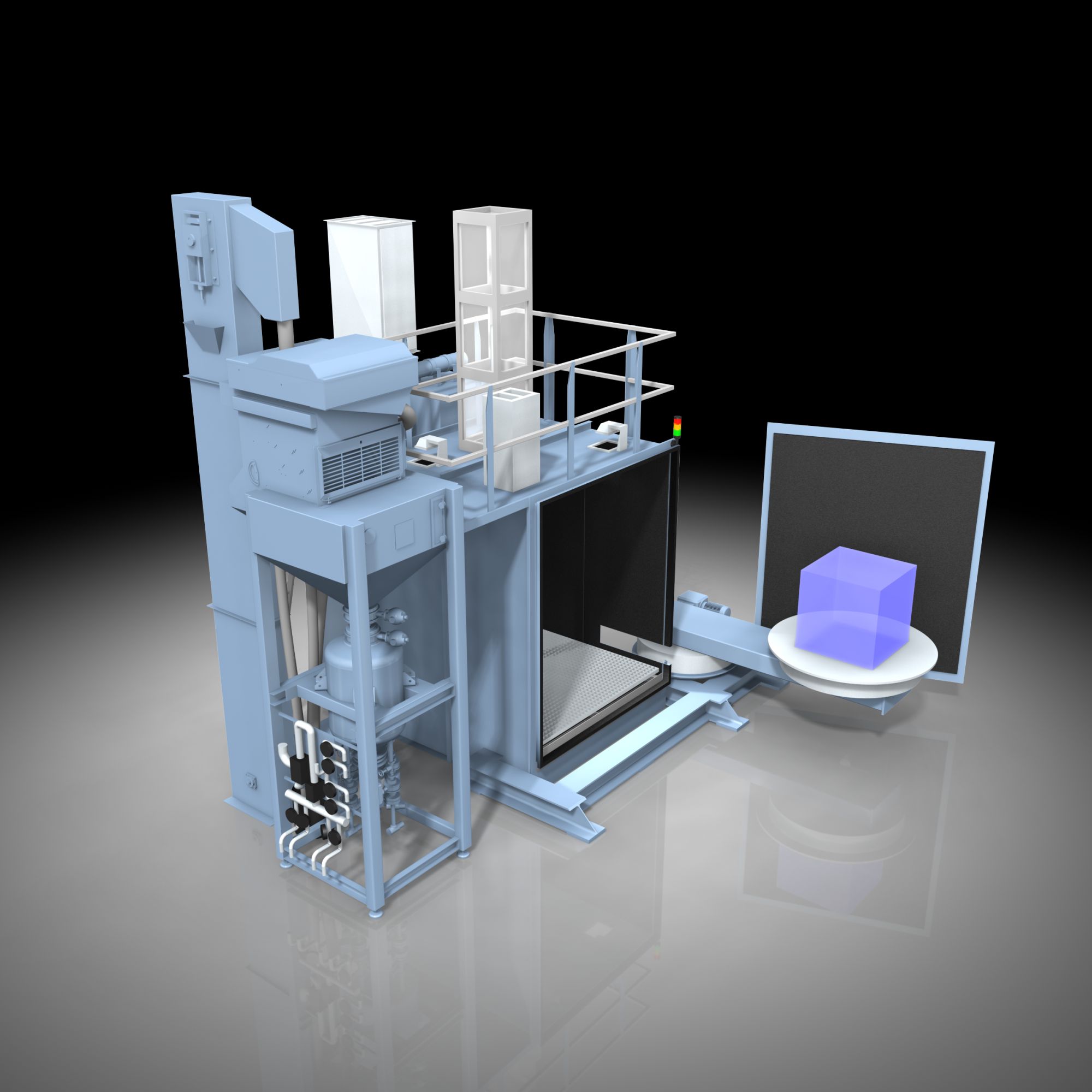 Table blast machine TT