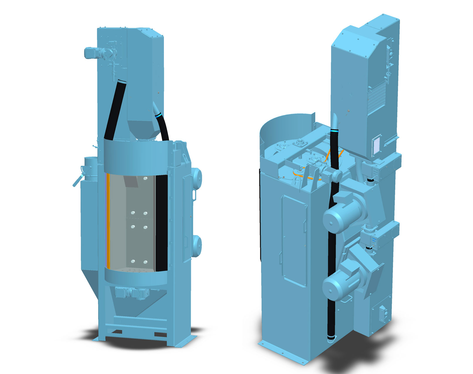 New SPH Spinner-Hanger Blast Cleaning Machine 